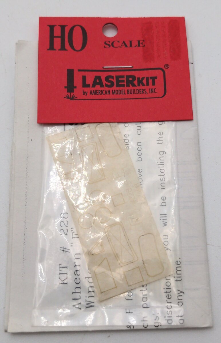 American Model Builders 228 Laser Art Window Set for Athearn F Unit HO Scale Kit