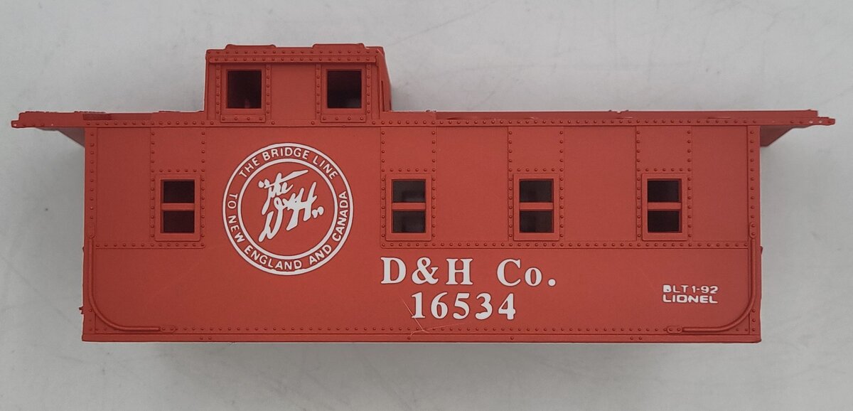 Lionel 2357-3A-16534  D & H Co. Red Caboose Body Shell