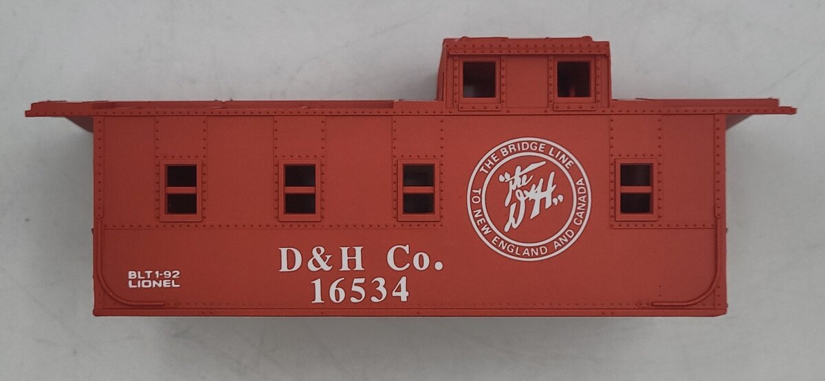 Lionel 2357-3A-16534  D & H Co. Red Caboose Body Shell