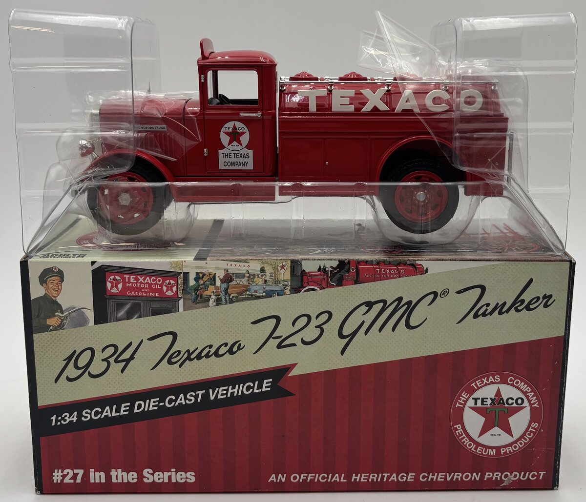 Ertl CP59041:34 Texaco 1934 T23 GMC Tanker Red