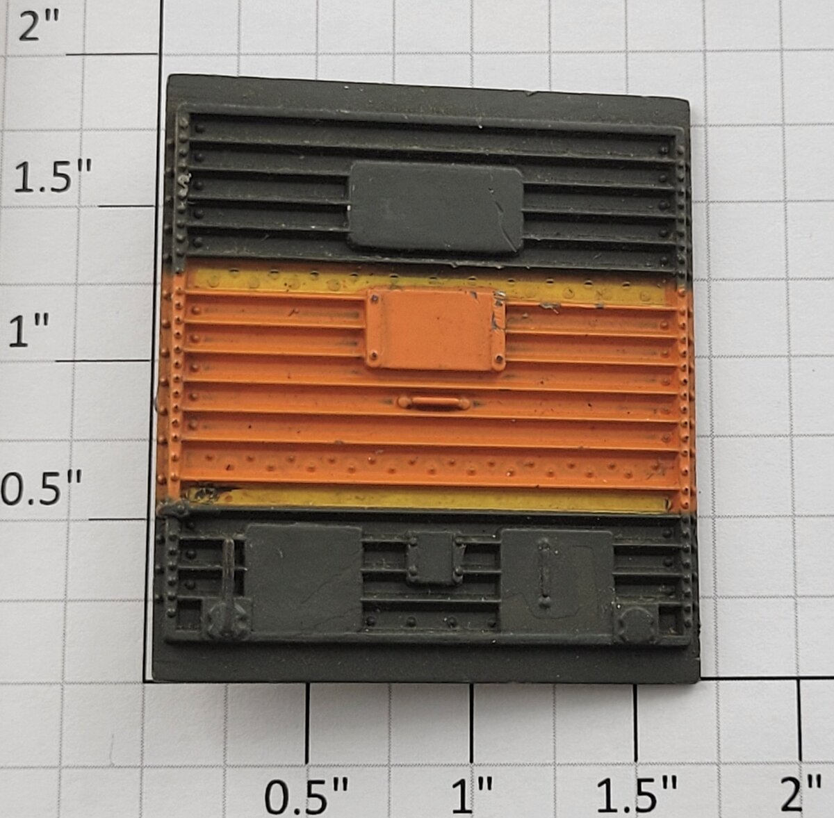 Lionel 6464-7 Olive Green and Orange Boxcar Door without Door Guides