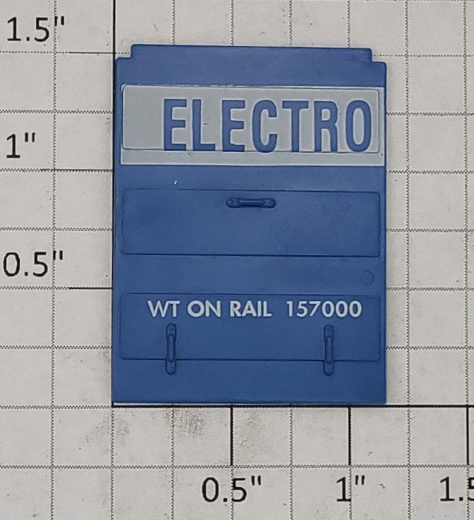 Lionel 3530-8 Right Hand "Electro" Blue Generator Car Door