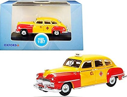 Oxford Diecast 87DS46002 DeSoto Sub '46-48 SF Taxi Car