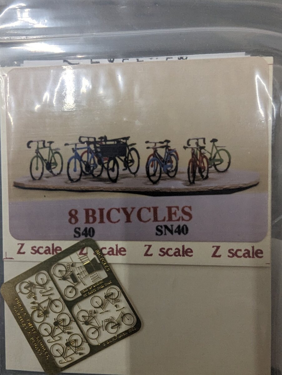Shire Scenes SN40 Z Scale Bicycles Brass Kits