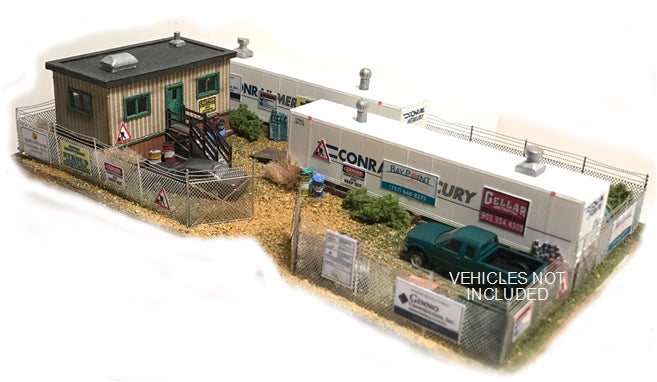 The N Scale Architect 20103 N Trackside Series Job Site Building Kit