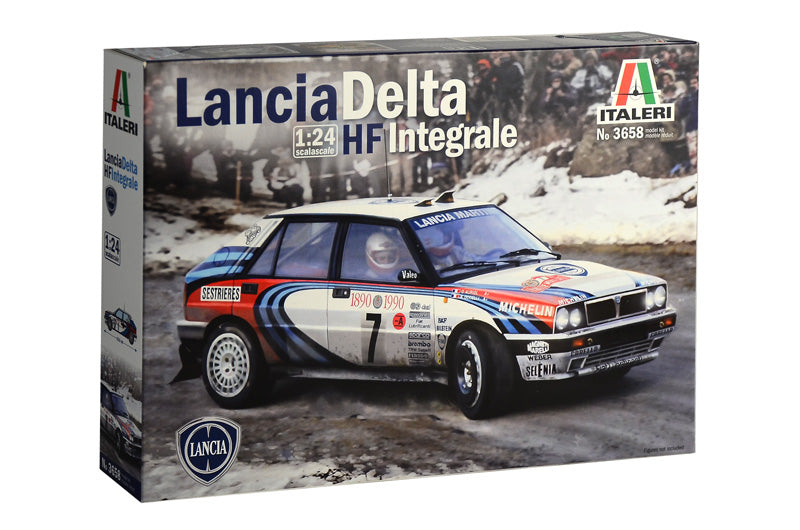 Italeri 3658 1:24 Lancia Delta HF Four Wheels-Drive Car Plastic Model Kit