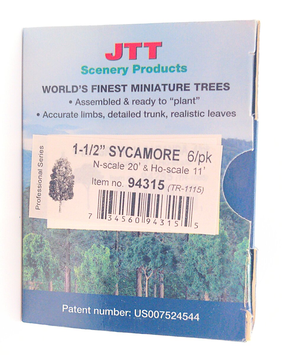 JTT Scenery Products 94416 Multiscale 2" Pro Birch Tree (Pack of 4)