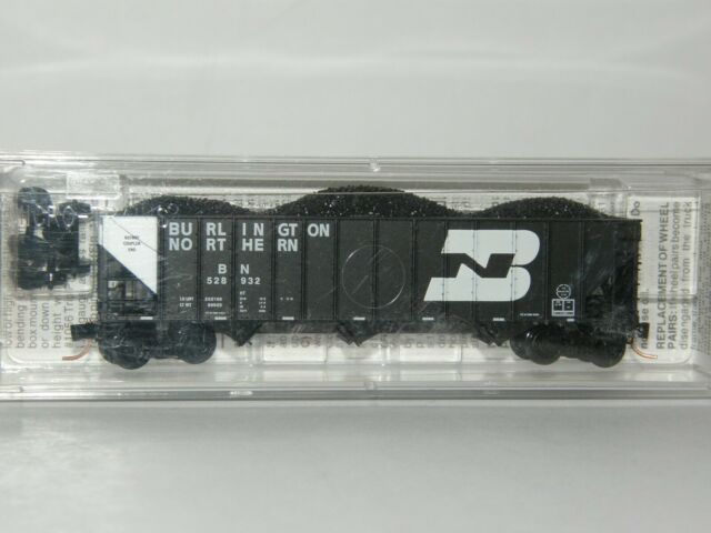 Micro-Trains 10800110 N BN 100-Ton 3-Bay Rib Side Open Hopper w/Load #528932