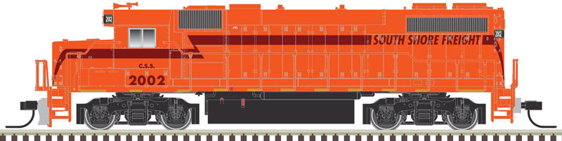 Atlas 40004838 N Chicago South Shore Phase 2 Gold GP38-2 Diesel Locomotive #2005