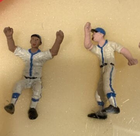Kramer 20 O and 0-27 Dugout Set Baseball Player Cast Metal Figures (Set of 4)