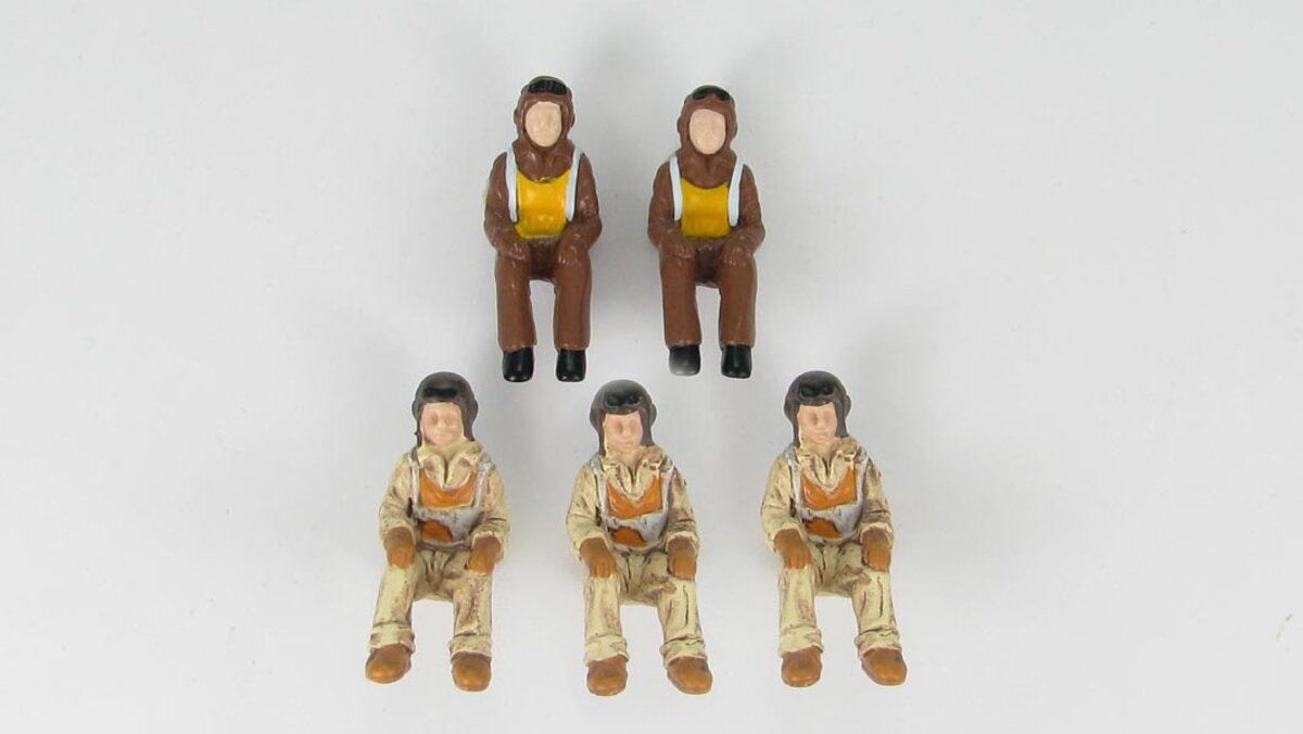 Hobby Master HP0005 HO WWII US Navy and RAF Pilots Set (Set of 5)
