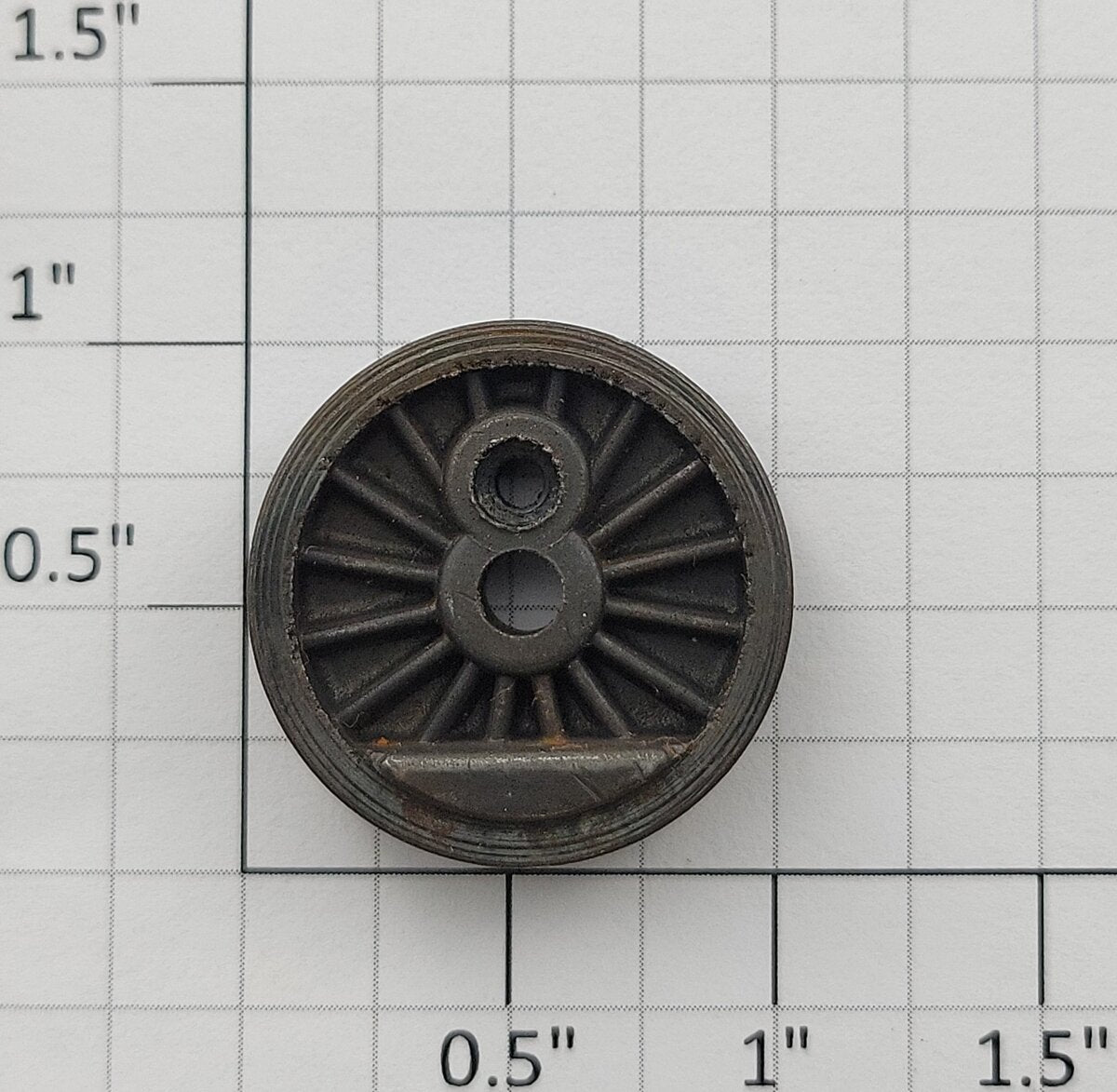 Lionel 681-23 Turbine Center Wheel with Raised Counterweight - No Insert