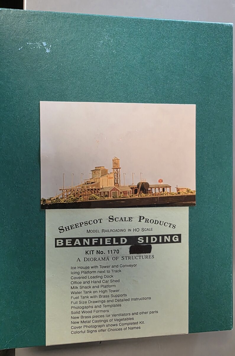 Sheepscot Scale Products 1170 HO Scale Beanfield Siding Building Kit