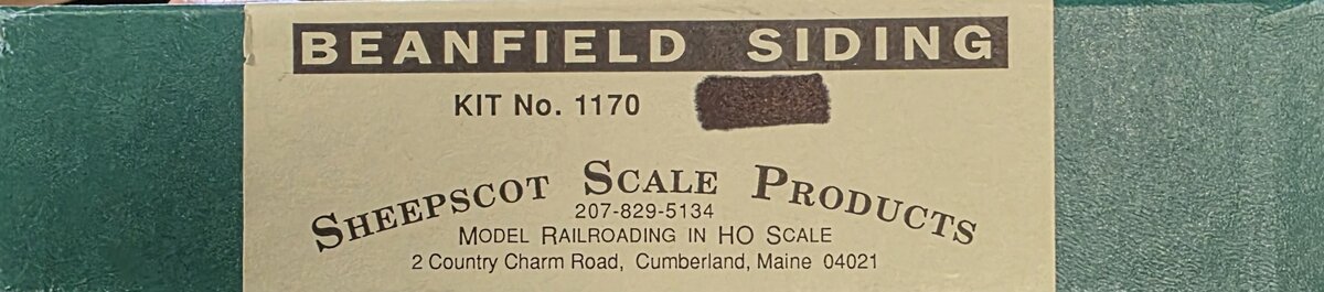 Sheepscot Scale Products 1170 HO Scale Beanfield Siding Building Kit