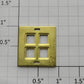 Lionel 817-6 Brass Caboose Window