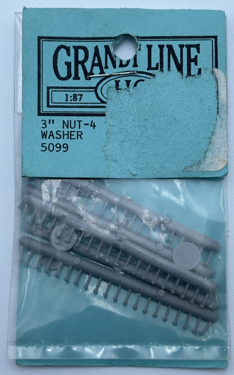 Grandt Line 5099 HO 3" Nuts 4 1/2" Flat Steel Washer
