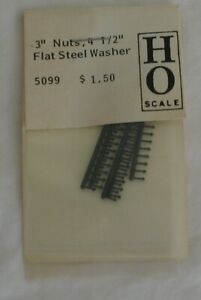 Grandt Line 5099 HO 3" Nuts 4 1/2" Flat Steel Washer