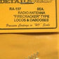 Details West RA-157 HO Firecraker Radio Antenna for Locos & Caboose (Pack of 5)