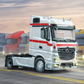 Italeri 3948 1:24 Mercedes-Benz MP4 Big Space Truck Plastic Model Kit