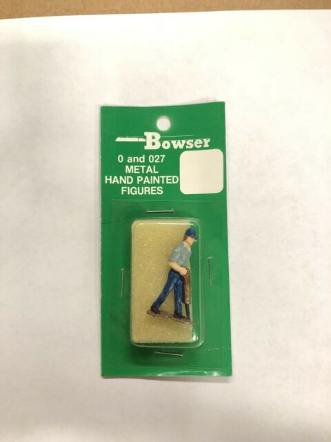 Bowers 1-013702 O and 0-27 Workman W/Jackhammer Metal Hand Painted Figures