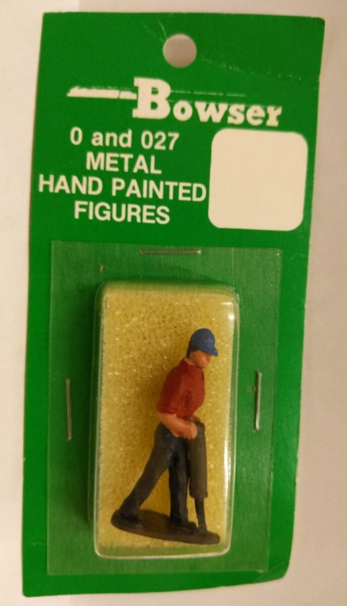 Bowers 1-013702 O and 0-27 Workman W/Jackhammer Metal Hand Painted Figures