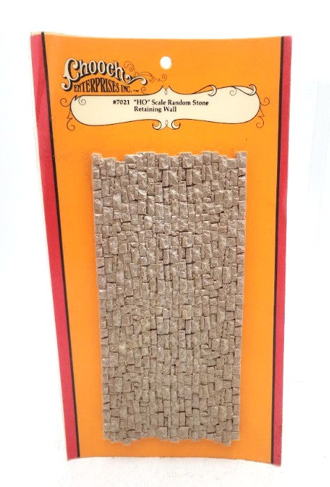Chooch 7021 HO Scale Random Stone Retaining Wall