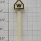 Marx PS-1-W Railroad Sign, W