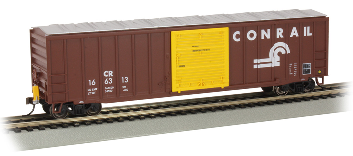 Bachmann 14907 HO Conrail 50' Outside Braced Box Car with FRED #166313