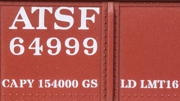 Bachmann 17217 HO Atchison, Topeka and Santa Fe 40' Gondola #64999