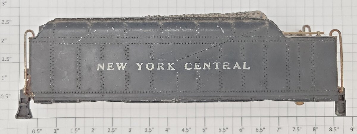 American Flyer PA9312 Diecast New York Central Tender Shell Missing Lettering