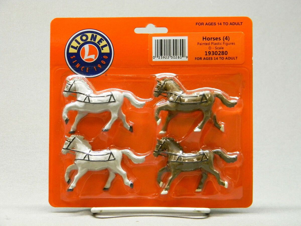 Lionel 1930280 O Horses Figures (Set of 4)