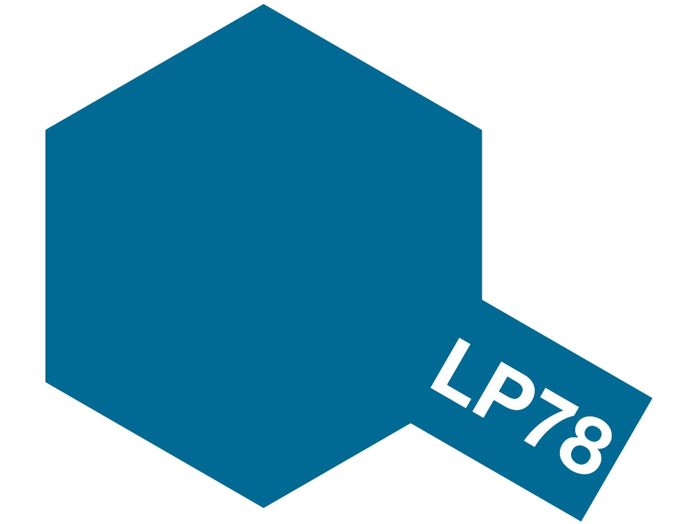 Tamiya 82178 LP-78 Flat Blue Lacquer Paint - 10 ml. Bottle