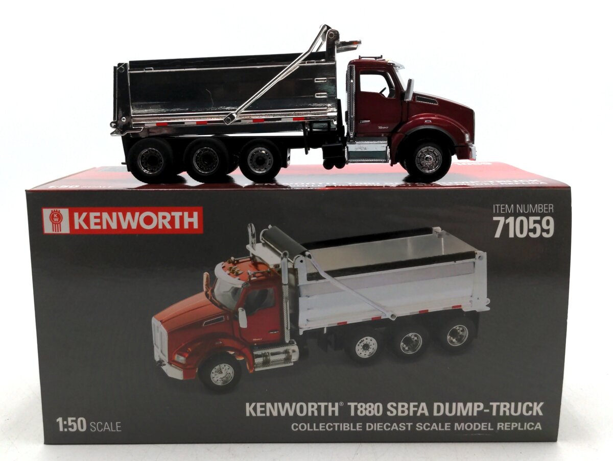 DieCast Masters 71059 1:50 Kenworth T880 SBFA Dump Truck with Dump Bed
