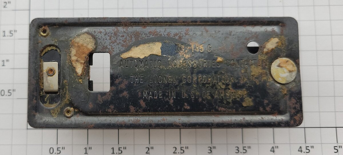 Lionel 145C O Gauge Track Trip Contactor