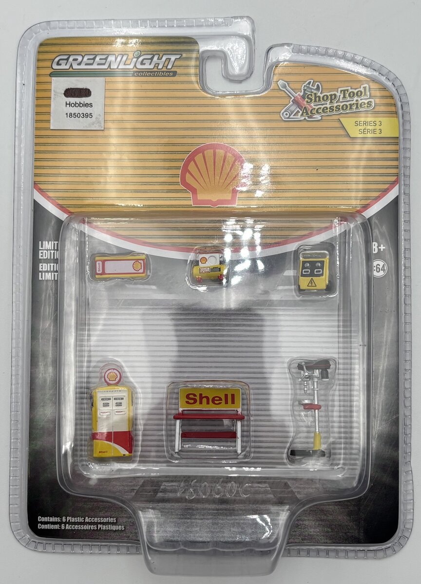 Greenlight Collectibles 16060-C 1:64 Shell Oil Shop Tool Accessories