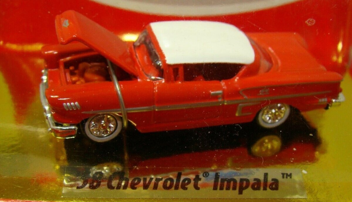 Classic Metal Works 30109 HO Mini Metals Red 1958 Chevrolet Impala Coupe Car