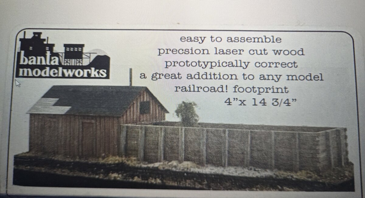 Banta Model Works 6110 O Ridgway Sandhouse Building Kit