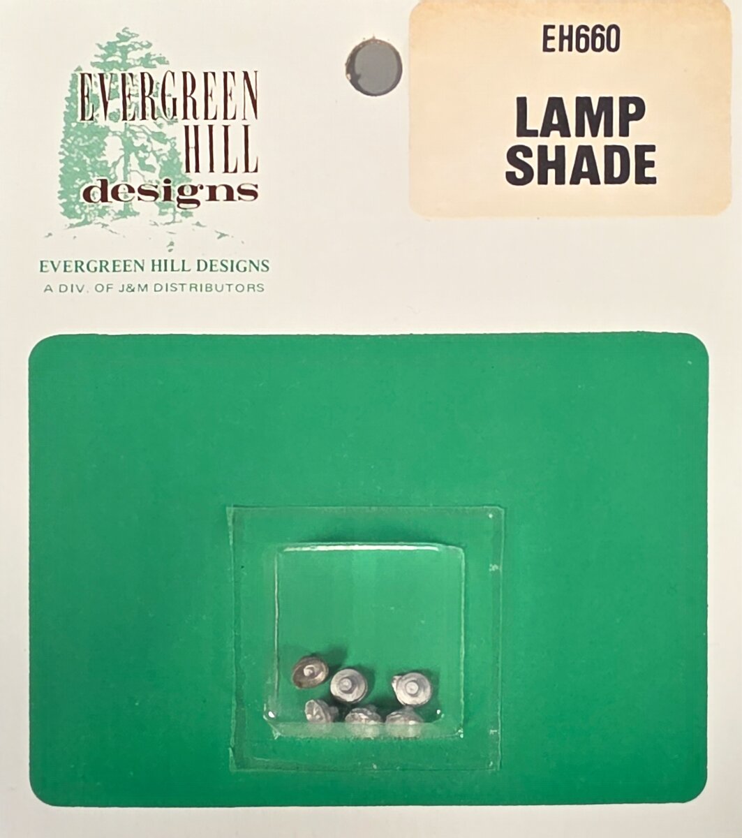 Evergreen Hill 660 HO Lamp Shade (Pack of 6)