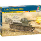 Italeri 7078 1:72 T-34/761943 Russian Military Tank Model Kit