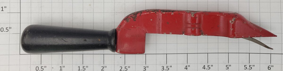 American Flyer 8B-3X S Scale 4" 8B Red Metal & WoodenTransformer Handle