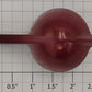 American Flyer PA12B572DR Dark Red Control Handle for AF Transformer