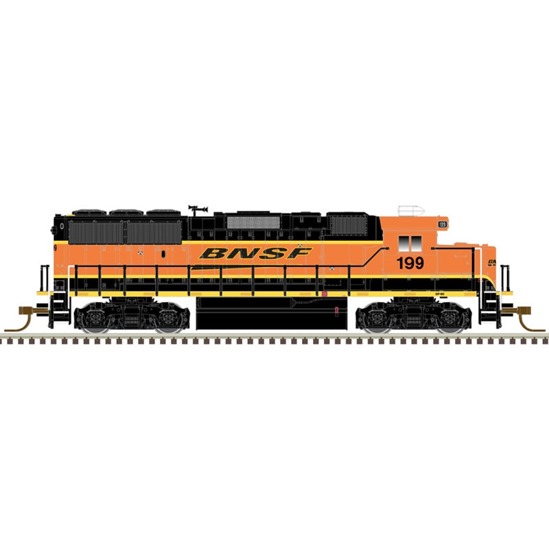 Atlas 40004914 N Burlington Northern Santa Fe GP60 Diesel Locomotive #199