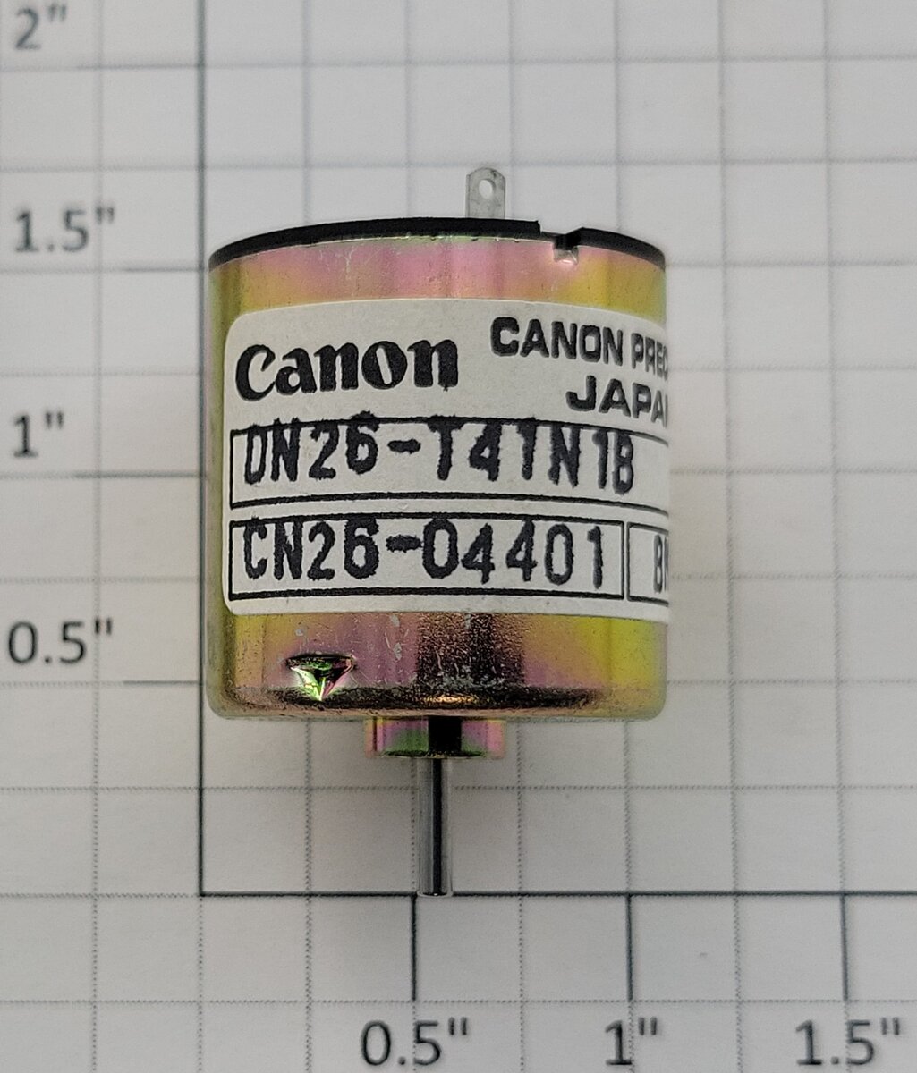 Canon DN26-T41N1B 12-Volt DC Mini Can Motor