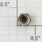 Lionel 157-5 Nickel Acorn Roof Finial