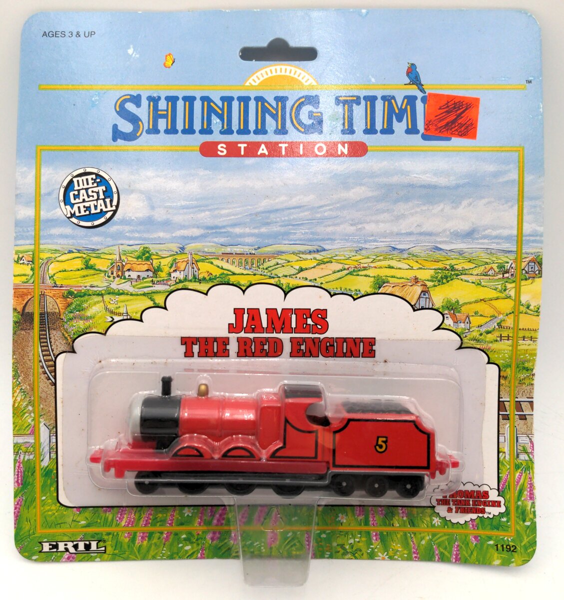 Ertl 1192 Shining Time Station Die-Cast James The Red Engine