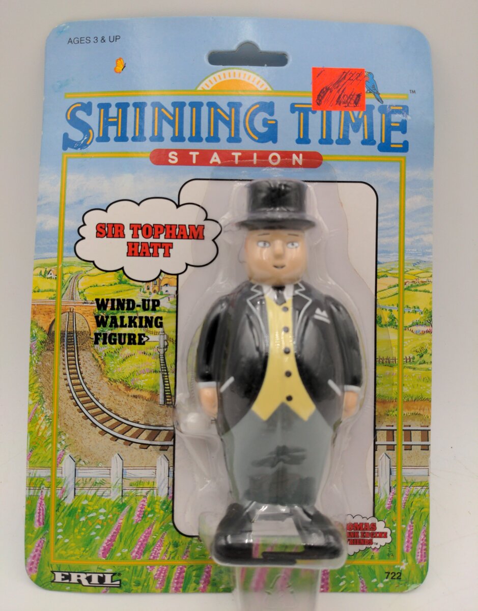 Ertl 722 Shining Time Station Wind Up Sir Topham Hatt Walking Figure