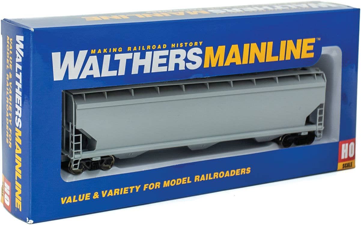 Walthers 910-7600 HO Undecorated 60' NSC 5150 3-Bay Covered Hopper Ready to Run