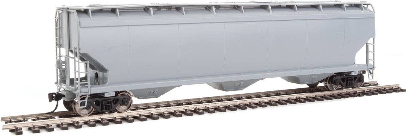 Walthers 910-7600 HO Undecorated 60' NSC 5150 3-Bay Covered Hopper Ready to Run