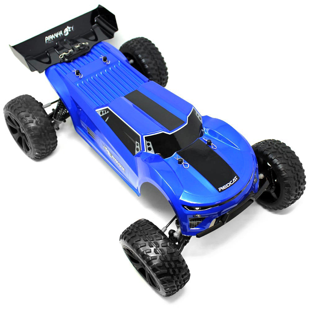 Redcat Racing PIRANHA-TR10 1:10 Blue Piranha TR10 2WD Truggy Ready-To-Run