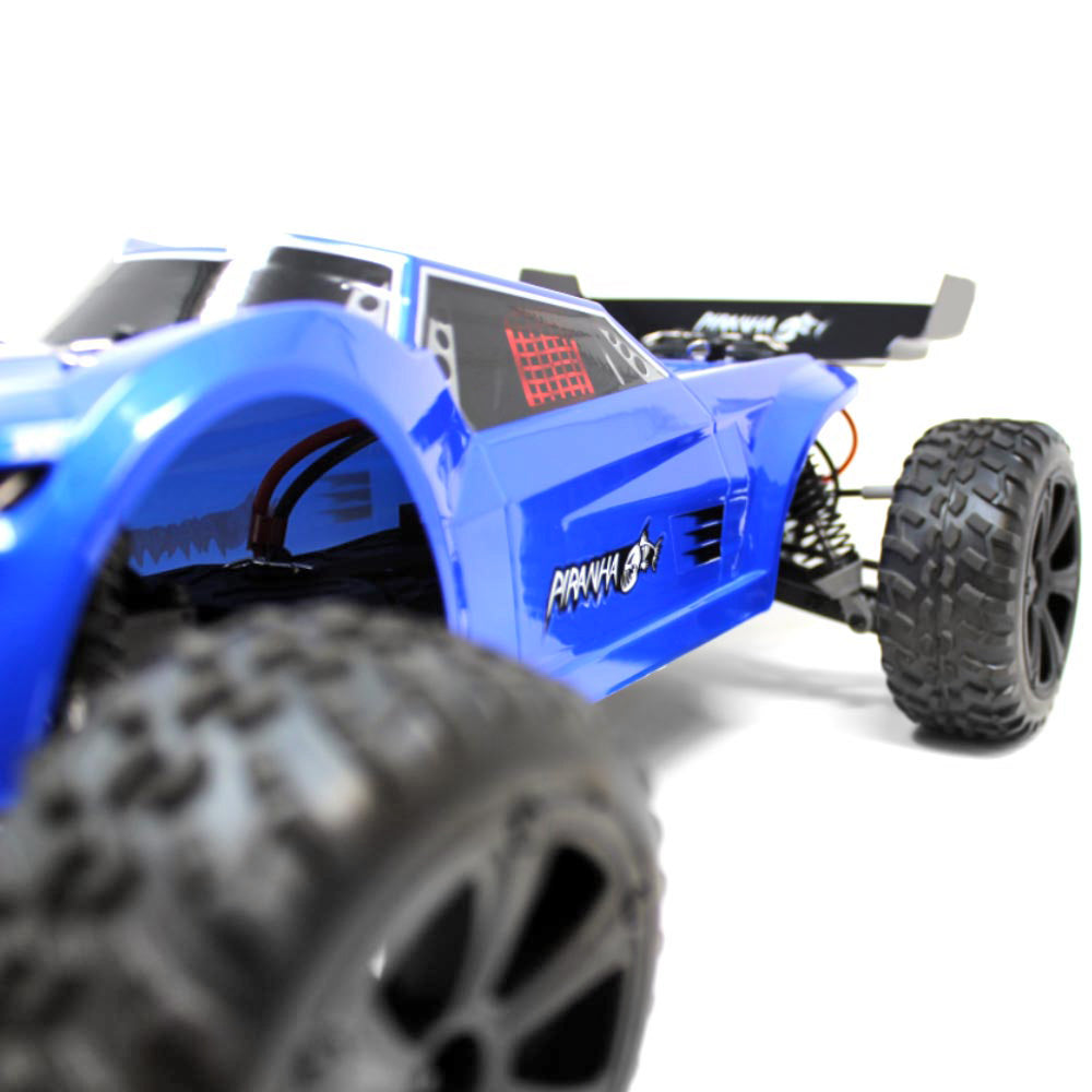 Redcat Racing PIRANHA-TR10 1:10 Blue Piranha TR10 2WD Truggy Ready-To-Run